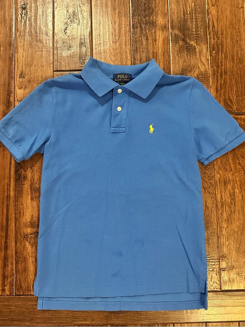 Polo Ralph Lauren youth blue collared shirt